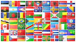 Pretty pixel country flags